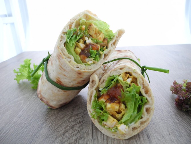 Wrap Chicken Madras