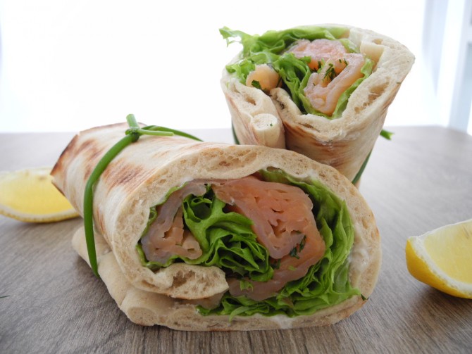 Wrap Schottischer Lachs