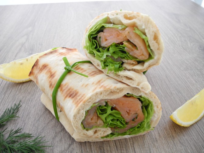 Wrap Schottischer Lachs
