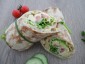 Wrap mit Hummus