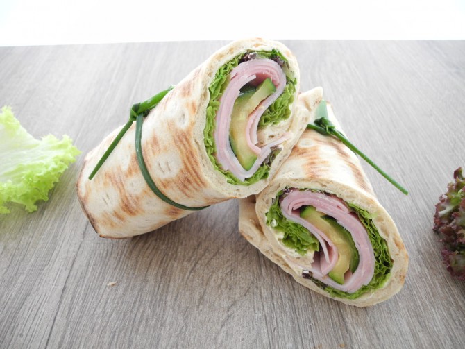 Wrap mit Kochschinken