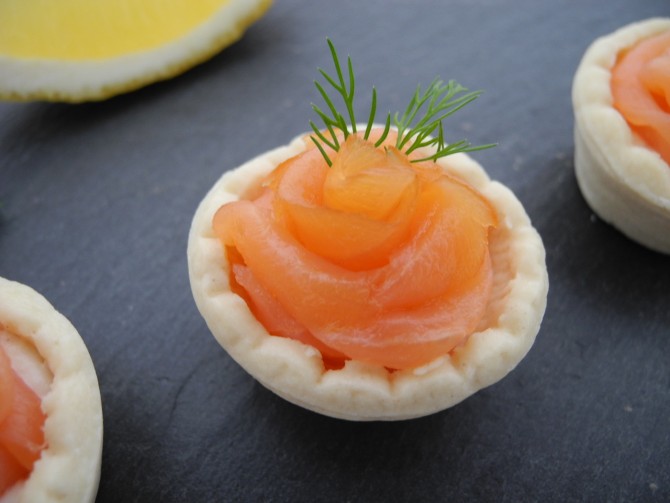 Tartelette Lachs