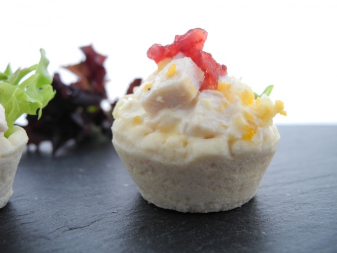 Tartelette Poulet-Preiselbeeren
