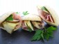 Mini Pita Kochschinken, Champignons und Artischocken