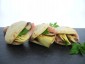 Mini Pita Kochschinken, Champignons und Artischocken