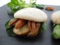 Mini Pita Pilze, Nüsse und Nüsslisalat