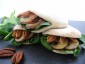 Mini Pita Pilze, Nüsse und Nüsslisalat