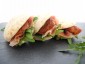 Mini Pita Rohschinken, Rucola und getrockneten Tomaten