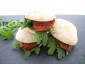 Mini Pita Rohschinken, Rucola und getrockneten Tomaten