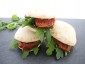 Mini Pita Ruccola und getrockneten Tomaten