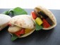 Mini Pita mediterranes grilliertes Gemüse