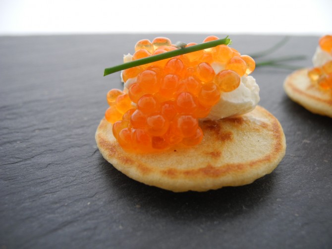Blini Forellenkaviar