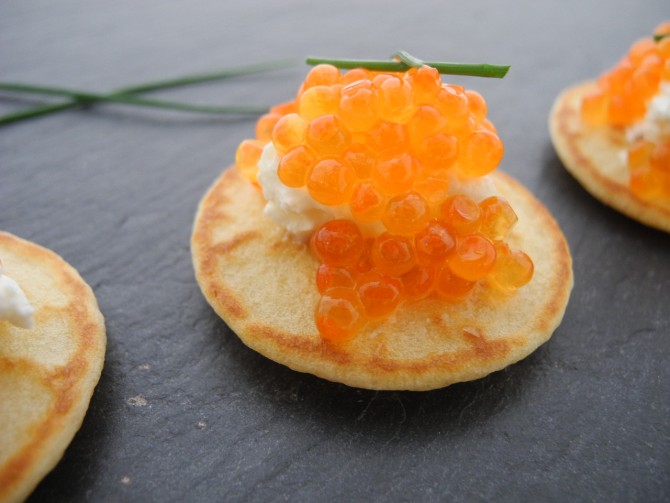 Blini Forellenkaviar