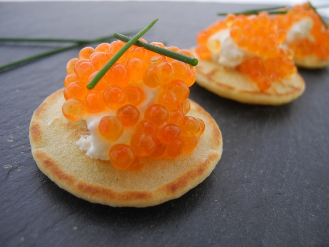 Blini Forellenkaviar