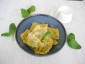 Raviolone gefüllt mit Spinat und Ricotta