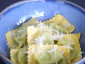 Raviolone gefüllt mit Spinat und Ricotta