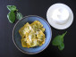 Raviolone gefüllt mit Spinat und Ricotta