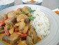 Rindsfilet Stroganoff mit Reis