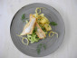 Zander mit Gurken-Dillgemüse und Petersilienkartoffeln