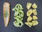 Zander mit Gurken-Dillgemüse und Petersilienkartoffeln