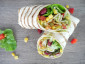 Wrap Mexico vegan, spicy