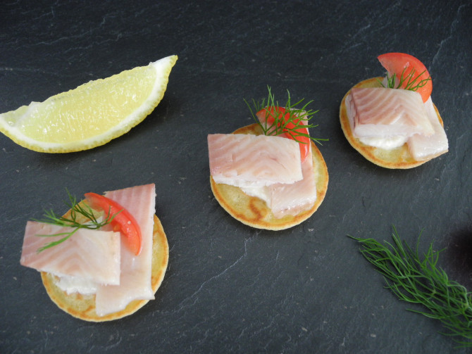 Blini Forelle