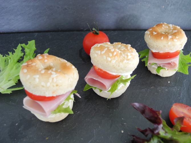 Mini Bagel Kochschinken
