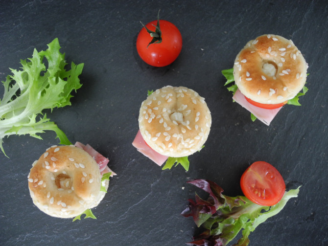 Mini Bagel Kochschinken