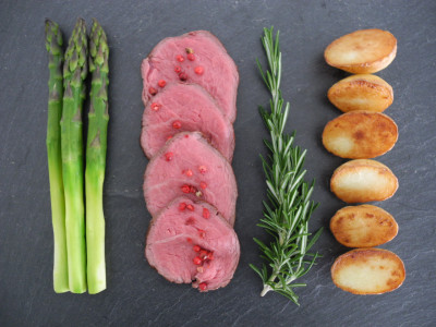 Rindsfilet mit saisonalem Gemüse