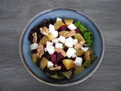 Randen-Walnuss-Salat mit Feta