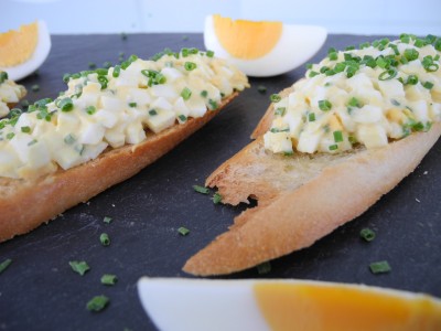 Lunchcrostini Ei