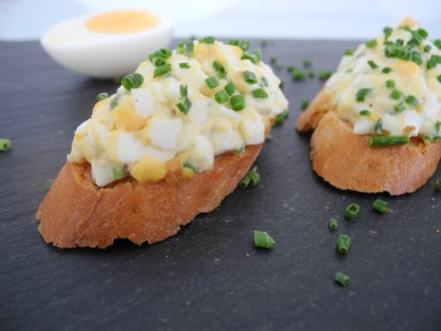 Crostini Eiersalat