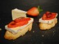 Crostini Brie Erdbeere
