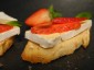 Crostini Brie Erdbeere