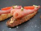 Canapé Rohschinken