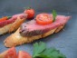 Lunch Crostini Rindsfilet