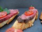Lunch Crostini Rindsfilet
