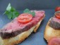 Lunch Crostini Rindsfilet