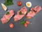 Lunch Crostini Roastbeef