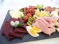 Platte Fleisch-Käse, klein