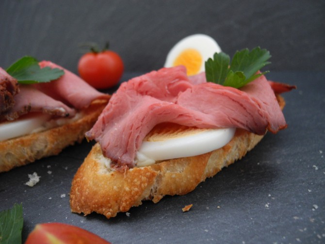 Crostini Roastbeef
