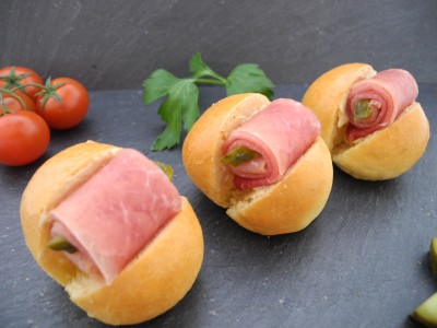 Mini Brioche Rohschinken