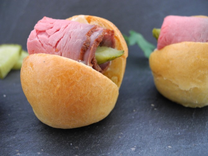 Mini Brioche Roastbeef