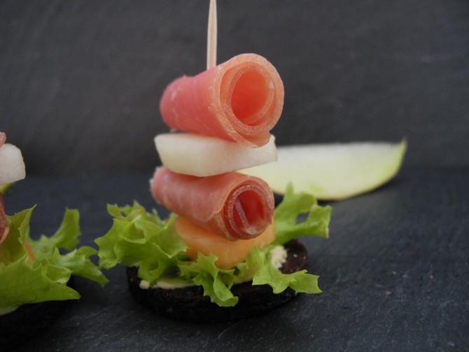Mini Tower Melone / Rohschinken