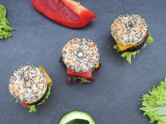 Mini Bagel Gemüse
