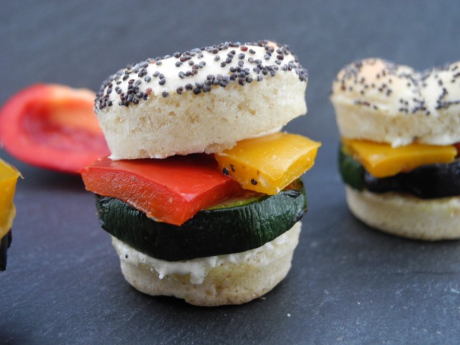 Mini Bagel Gemüse