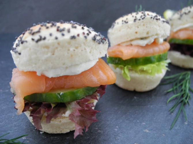 Mini Bagel Lachs